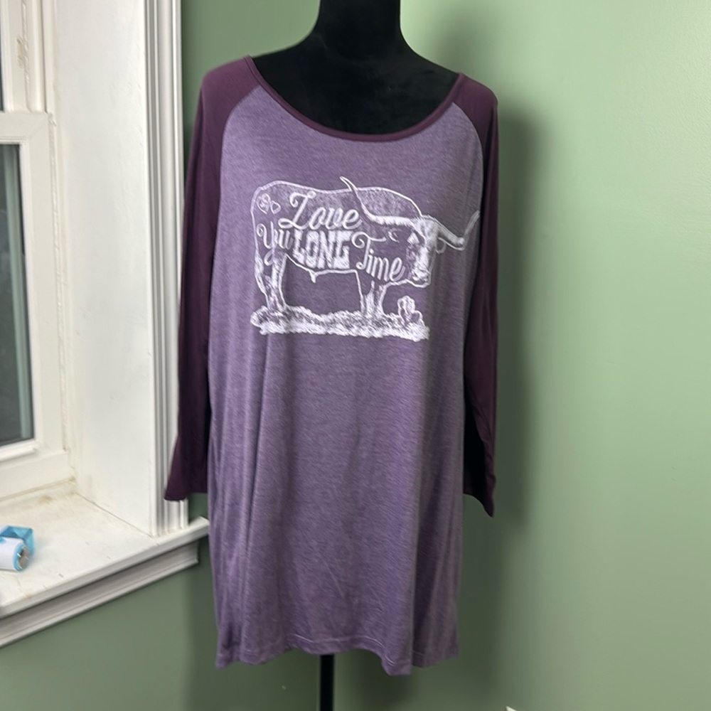 Cheeky’s raglan 3/4 leave T-shirt 3X